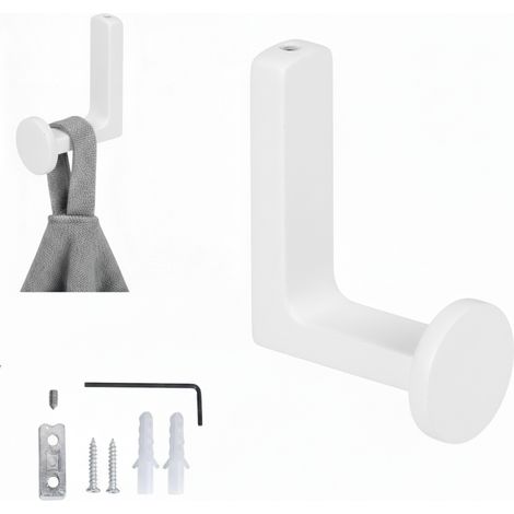 Appendiabiti da parete, king size, bianco, singolo (1/5)