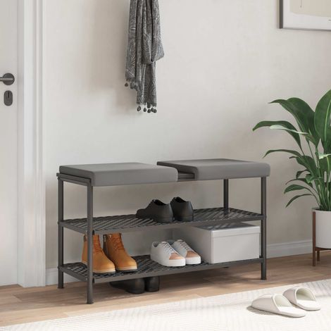 Teenpull – Bankkissen 2 Stk. Strukturiertes Samt Dunkelgrau Tiefe 35 cm