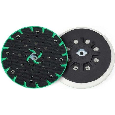 Plateau ponceuse 150 mm avec aspiration de poussière - Filetage de raccordement M8 - remplacement du festool plateau ponceuse, compatible avec le ponceuse excentrique 150mm bosch makita etc (1/5)