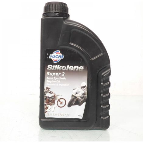 [JAMAIS UTILISE] Huile moteur 2T Silkolene pour moto super 2 Neuf en destockage