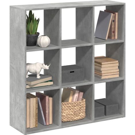 Étagère séparatrice de pièce gris béton 102x29x103,5 (1/5)