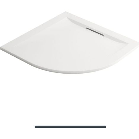Receveur de douche 90 x 90 JACOB DELAFON Flight Pure quart de rond blanc (1/4)