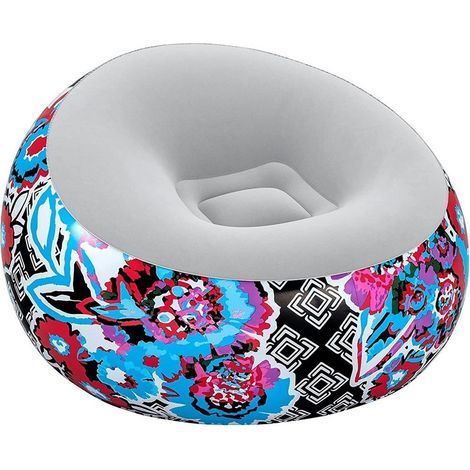 TRADE SHOP - Poltrona Gonfiabile Puffo Inflate-a-chair 112x112x66cm Floreale Street Art 75111 - (1/5)