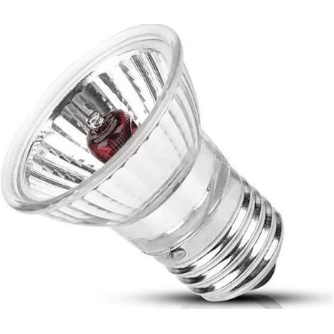 Reptilien-Heizlampe, UVA, UVB, E27, Vollspektrum 2.0, Solar-Reptilienlampe, Aufnahme, Wärme, Glühbirne, UV-Heizlampe für Schlangenschildkröten, Eidechsen, Amphibien (50 W) (1/5)
