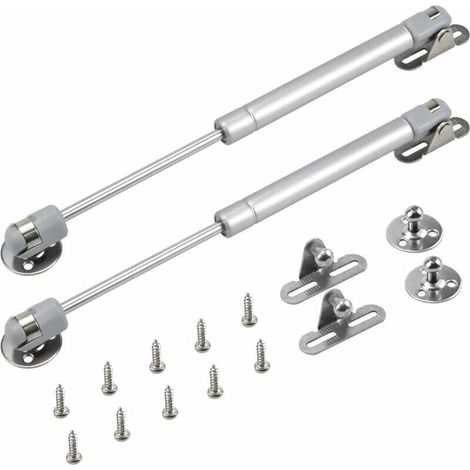 2 Pcs Verin Meuble Hydraulique Ressort Amortisseurs à Gaz d'origine porte Armoire de Cuisine Bras Pneumatique pour Levage de porte Armoire Meuble Cuisine Amortisseur Charniè (200N) (1/5)