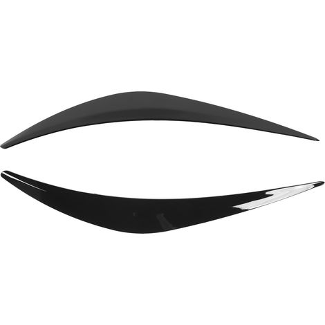 Set aus 2 Frontscheinwerferblenden, links und rechts, farbbeständig, für INFINITI Q50 (2014-2023), glänzend schwarz. (1/5)