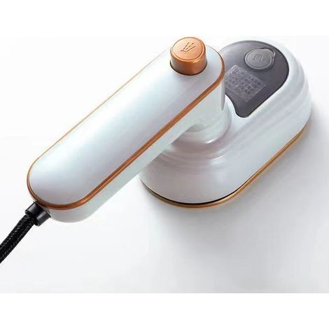 1 tragbares Klappbügeleisen, Mini-Gerät, 12 V, Weiß, für Zuhause und unterwegs (1/5)