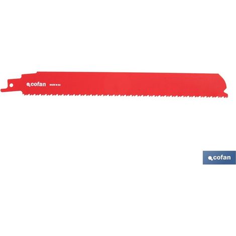 Lame de scie alternative bimétallique 210 mm, 8-10 dents par pouce, lot de 5 unités