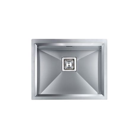 CM 012812.X0.01.2063 Glamour Lavello da Incasso Monovasca Acciaio Inox Satinato Sottotop 57 x 45 cm colore Inox Satinato (1/5)