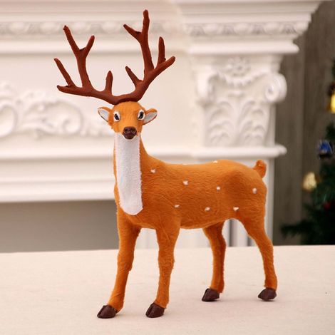 Renard En Peluche - Décoration De Noël En Peluche - Pour Arbre De Noël Salle De Séjour Chambre D Enfant - 1 Pièce (1/5)