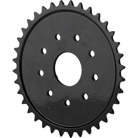 415er Kettenrad hinten, 6 Löcher, 36 Zähne, kompatibel mit motorisierten Fahrrädern mit 49 cm³, 50 cm³, 60 cm³ und 80 cm³ Hubraum. (1/5)