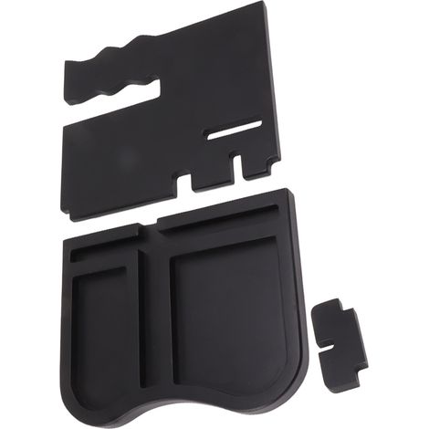 Support de Téléphone Multifonction Portefeuille Montre Clés Organisateur de Table de Chevet Noir (1/5)