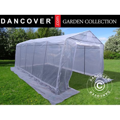 Polytunnel greenhouse, 3.3x6x2.4 m, PE, 19.8 m², Transparent - Dancover