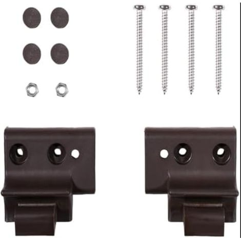 de rechange pour poignée de fenêtre de toit Compatible avec Ensemble de Poignées pour Pièces de Rouleau, Lucarne, Bain(Marron) (1/5)