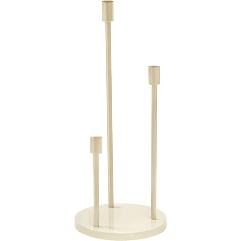 OSRAM Luminaire sur pied DECOR STICK FLOOR, 3 x E27, beige, acier inoxydable, scénarios d’éclairage personnalisés, idéal pour les pièces à vivre, interrupteur, design moderne, culot E27, décoratif