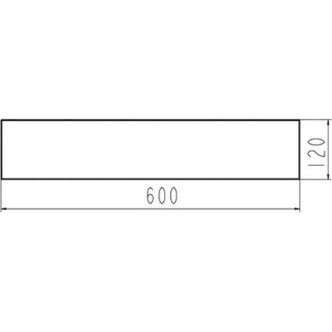 Ripiano di ricambio vetro PERLRAND CRISTAL larghezza 600 mm vetro trasparente IDEAL STANDARD