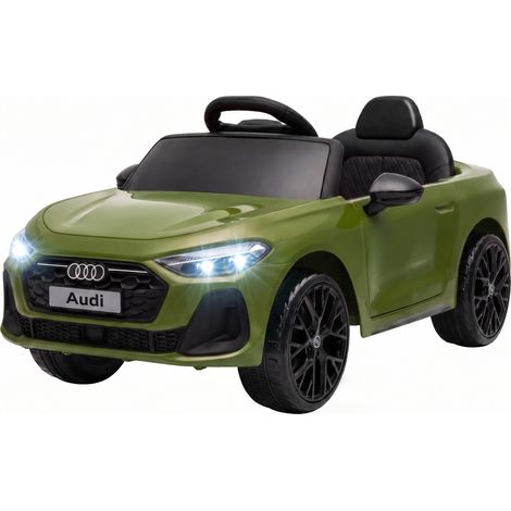 AIYAPLAY Audi A5L Elettrica Bambini 3-6 Anni con Telecomando e 2 Motori, Verde (1/5)