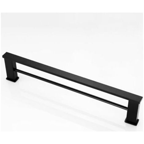 Porte-serviettes mural pour salle de bain, peu encombrant et facile à installer, avec une barre élégante et simple qui rehausse le décor de votre salle de bain (40 cm). (1/4)