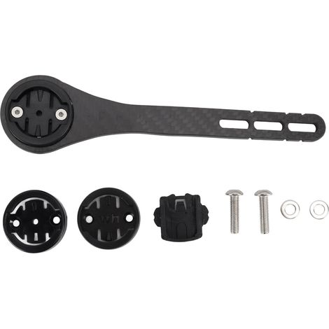 Support vélo avant en fibre de carbone pour ordinateur de cyclisme, prolongateur de guidon compatible Garmin, Wahoo, Bryton (1/5)