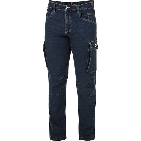 Jeans da lavoro elasticizzati Sparco Dallas multitasche - L (1/3)