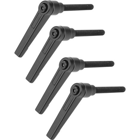 Metall-Verstellgriffe für Maschinen, M8-Außengewinde (50 mm) – 4er-Pack