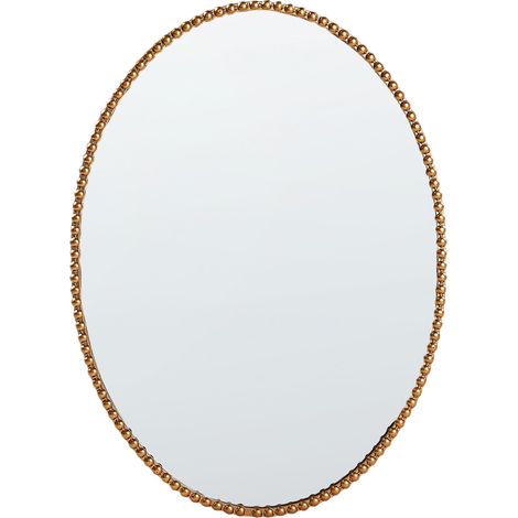 Specchio da parete con cornice in color oro 83x57 cm Ouvea