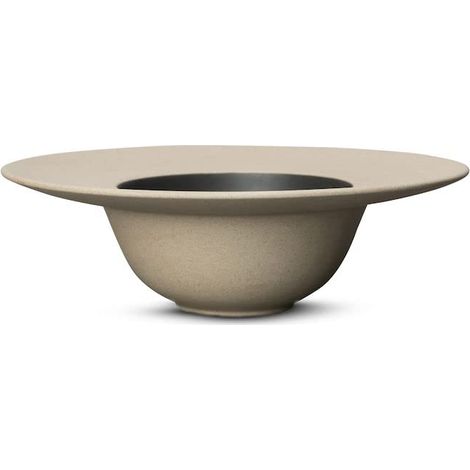 Assiette creuse en porcelaine Beige Ø 25 x 7,5 cm (1/5)