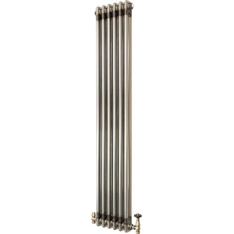 Radiatore 2 Colonne Verticale Metallo Grezzo 1500 x 290 mm TRV