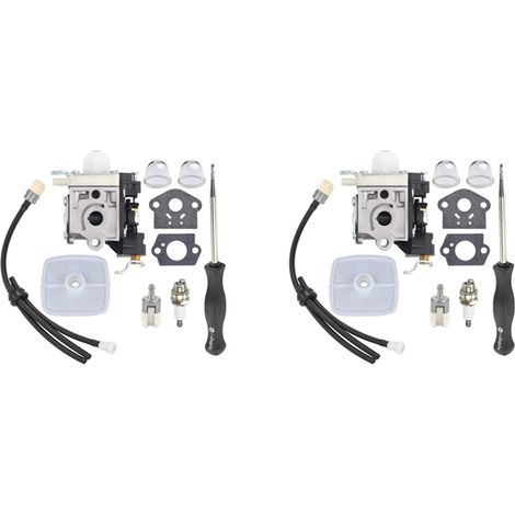 Dos carburadores PB250 con filtros de aire para soplador de hojas Echo PB250LN PB-250 ES250 RB-K106. (1/3)