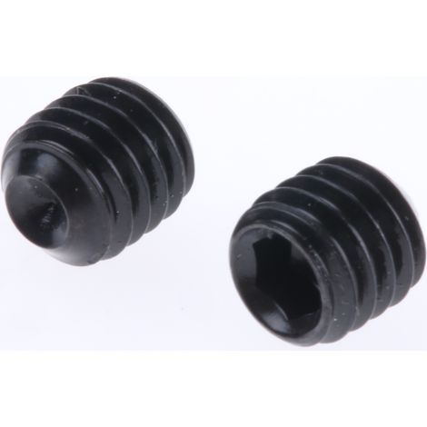 Vis sans tête, M6 x 6mm, tête Jeu de douilles hexagonales, en Acier Vis sans tête ( Prix pour Boîte de 100 )