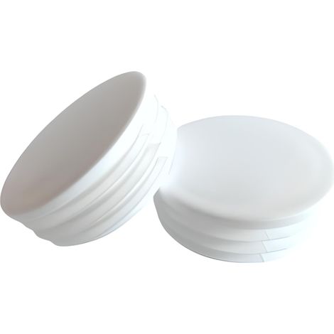 Tapón interno para perfil de tubería, Ø 42, 20 unidades, blanco (1/5)