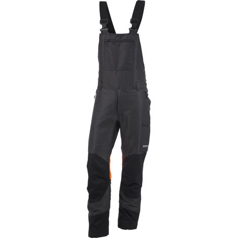 KOX Schnittschutz Latzhose Duro 3.0 Anthrazit/Orange Größe 110 schlank und groß  Typ A