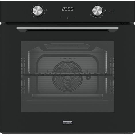 Franke FMA 86 H BK. Dimensione del forno: Media, Tipo di forno: Forno elettrico, Capacità interna forno totale: 71 L. Posizionamento dell'apparecchio: Da incasso, Colore del prodotto... - 116.0606.098 (1/3)