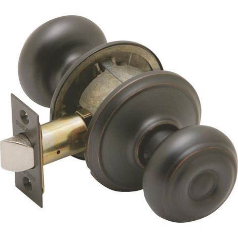 F10V GEO 716 Poignée de porte géorgienne pour couloir et placard Bronze vieilli 1 pièce (1/2)