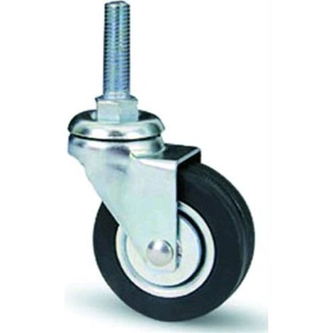 Ruote A Forcella Zincocromate Perno Con Filetto 8Ma Mm.40X17 Cf.20Pz