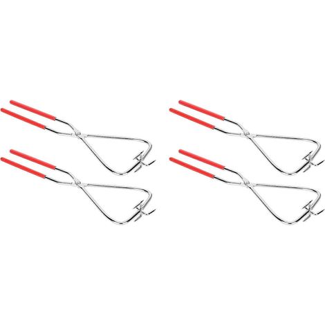Ensemble de 4 pinces à tremper pour émaillage, outils de sculpture en argile et poterie en acier inoxydable (1/5)