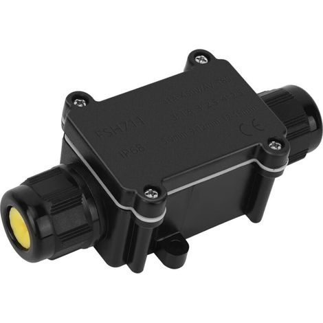 IP68 Wasserdichter Außen-Elektroverteilerkasten, wasserdichter 2-Wege-Anschlusskasten, Kabelverbinder-Anschlusskasten. (1/4)