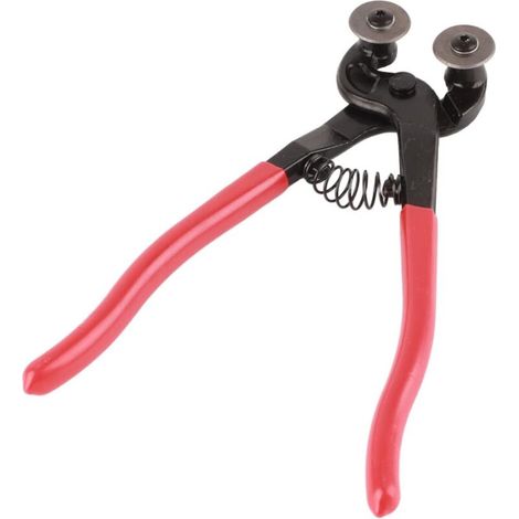 Pinza per mosaico da 8 pollici, pinza a doppia ruota, taglierina per ceramica, strumento per il taglio di mosaici rotondi e piatti per il fai da te (1/4)
