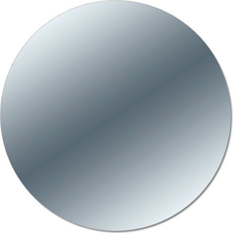 Lupia - Specchio Circolare Tondo, Vetro, Specchiera Filo Lucido da Parete, varie dimensioni, Adatto per Camera Letto, Soggiorno, Bagno, Ingresso, Specchio Adesivo diametro 33cm