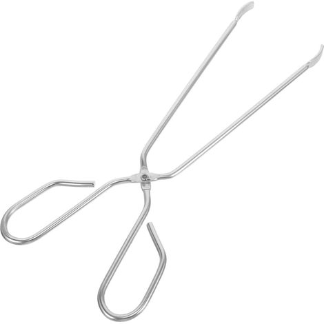 Pince à barbecue en inox de 32 cm, anti-brûlure, pour la cuisson au barbecue, avec un Ø de fil de 4,8 mm, pour les grillades et le service en terrasse (1/5)