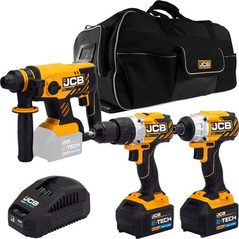 JCB 18V B/L 3 Piece Kit 5Ah Lithium-Ion Batteries (1/5)