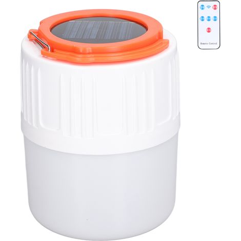 Solar-Campinglampe mit Sprachsteuerung, 5 Modi, automatischer Induktion, USB-Ladefunktion, wasserdicht, für Outdoor-Aktivitäten (1/5)