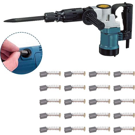 SJLERST Lot de 20 Balais de Charbon de Rechange pour Outils électriques 8 x 5 x 5 mm pour moteur meuleuse d'angle (1/5)