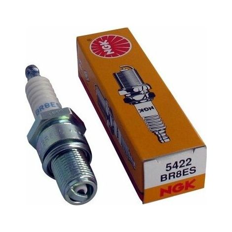 The NGK BR8ES spark plug is equivalent to the Champion RN3C and CHRN3C. (1/2)