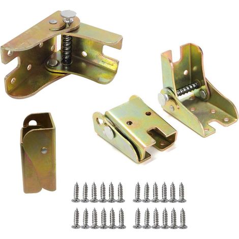 Support de pied pliable à 90° avec charnière autobloquante pour pieds pliants, établis pliants et tables pliantes de cuisine (4 couleurs) (1/5)