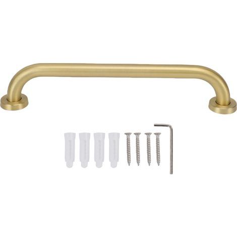 Barre d'appui de douche pour baignoire, antidérapante, forte capacité de charge, en acier inoxydable, poignée de sécurité pour salle de bain, main courante L (1/5)