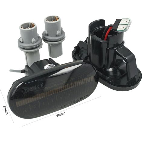 Kit Freccia Laterale a Led Side Marker Dinamica Lente Fume Per Honda Civic Del Sol S2000 Acura Integra (1/3)
