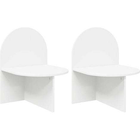 vidaXL Mesita de Noche 2 uds. 48 x 49 x 65 cm Madera de ingeniería (1/2)