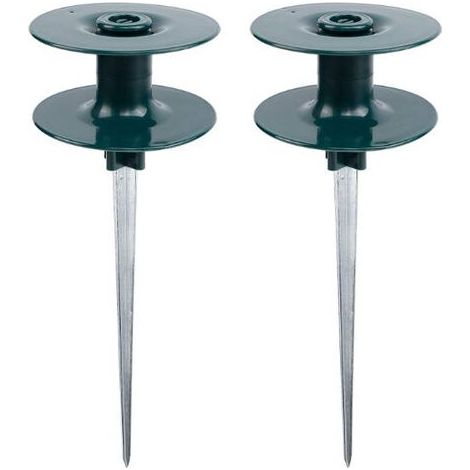 Guides de tuyaux d'arrosage (verts) lot de 2 (1/4)