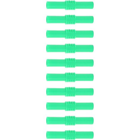 10pcs Connecteur Banane Femelle-Femelle 4mm Isolé, Rallonge Fiche Banane Double pour Appareils Électroniques, Vert (1/5)